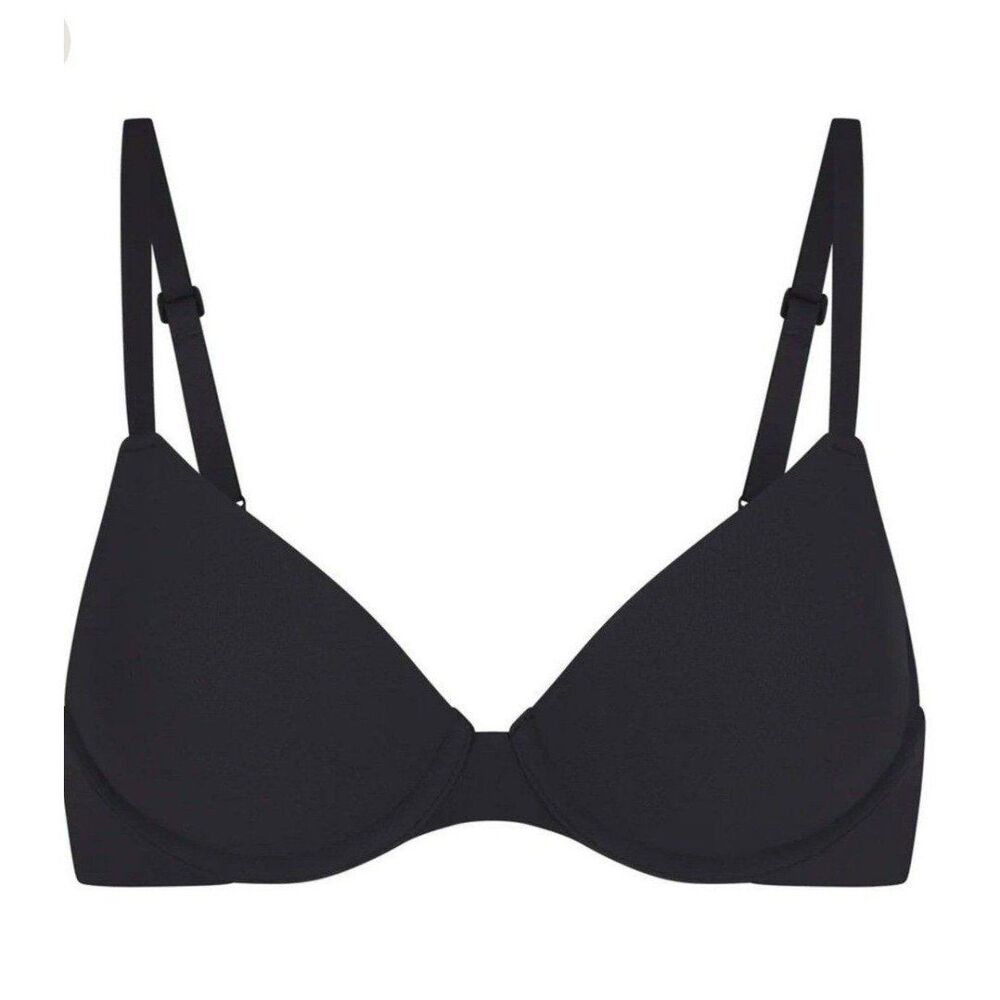 Skims Fits Everybody t-shirt bra Onyx 44c